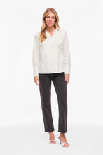 Load image into Gallery viewer, Lumi V-Neck Wrap Top - Snow White
