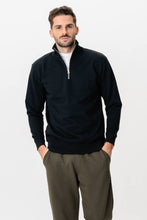Load image into Gallery viewer, Sweatshirt Half Zip - Black
