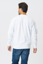 Carregar imagem no visualizador da galeria, Camisola com gola redonda - Branco
