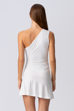 Load image into Gallery viewer, Valentina One Shoulder Dress - White
