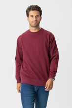 Load image into Gallery viewer, Basic Crewneck - Burgundy Red
