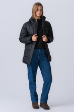 Load image into Gallery viewer, Long Puffer Jacket - Black

