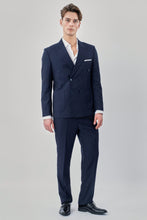 Load image into Gallery viewer, Classic Pants - Navy Pinstripe
