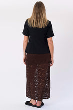 Load image into Gallery viewer, Amara Lace Maxi Skirt - Coffee
