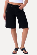 Load image into Gallery viewer, Denim Shorts - Black
