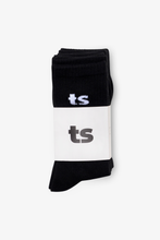 Cargar imagen en el visor de la galería, Tennis Socks - Black

