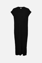 Load image into Gallery viewer, Phoenixy Cap Sleeve Calf Dress - Black
