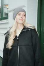 Load image into Gallery viewer, Ribbed Beanie - Dark Gray
