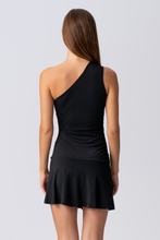 Load image into Gallery viewer, Valentina One Shoulder Dress - Black
