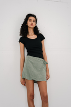 Load image into Gallery viewer, Elisa Wrap Skirt - Khaki
