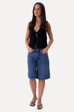 Afbeelding in Gallery-weergave laden, Linen Vest - Black
