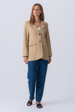 Load image into Gallery viewer, Claire Oversized Blazer - Beige
