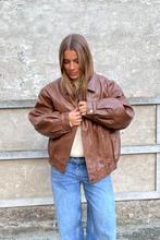 Load image into Gallery viewer, Elena Oversized Jacket - Brown
