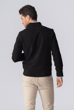 Charger l'image dans la galerie, Pullover Zip Cardigan - Black

