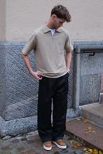 Load image into Gallery viewer, Enzo Short Sleeve Half Zip - Khaki
