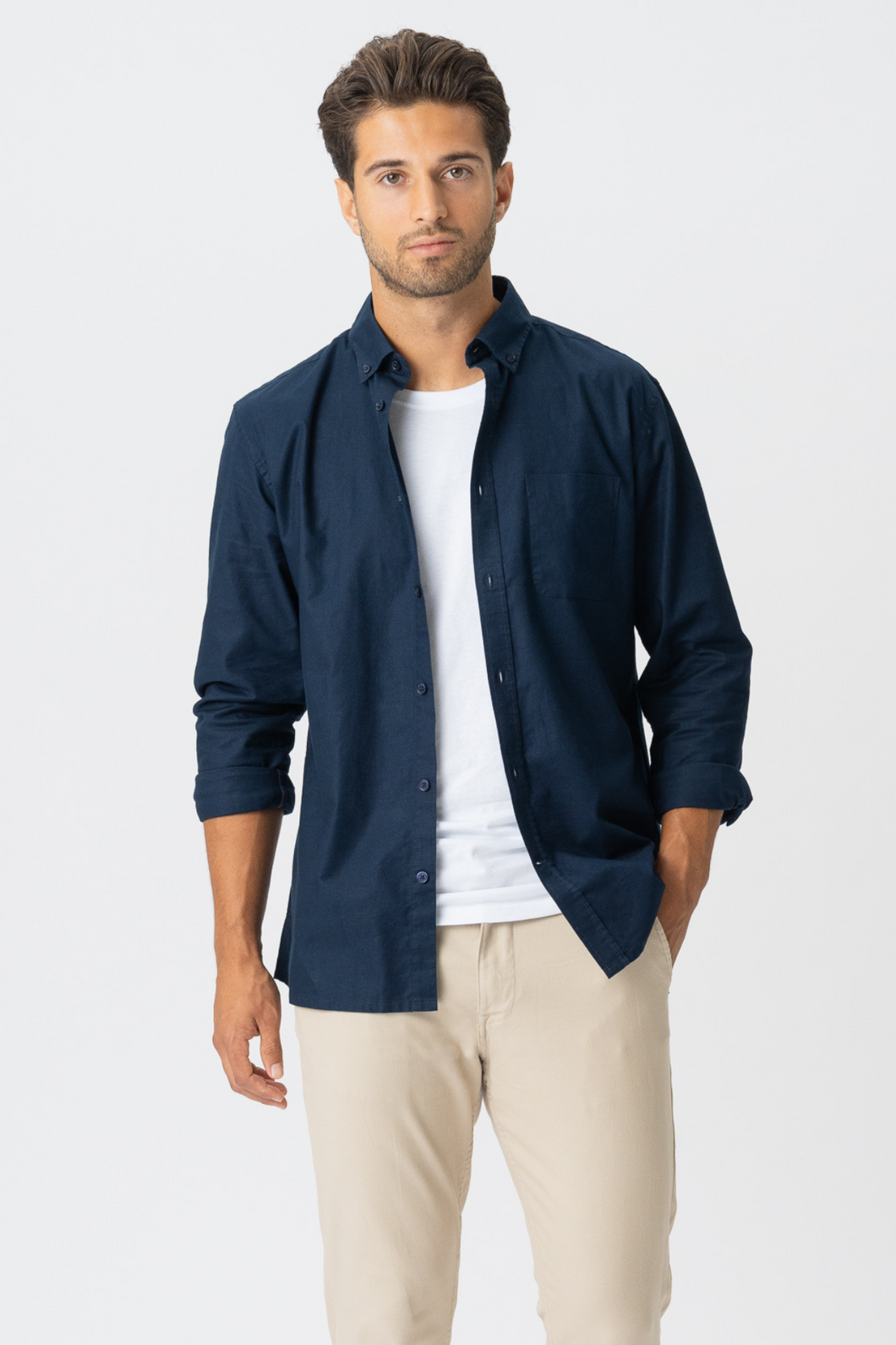 L'originale Performance Shirt Oxford - Navy Blazer