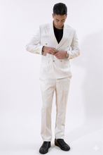 Charger l'image dans la galerie, Classic Pants - White Pinstripe
