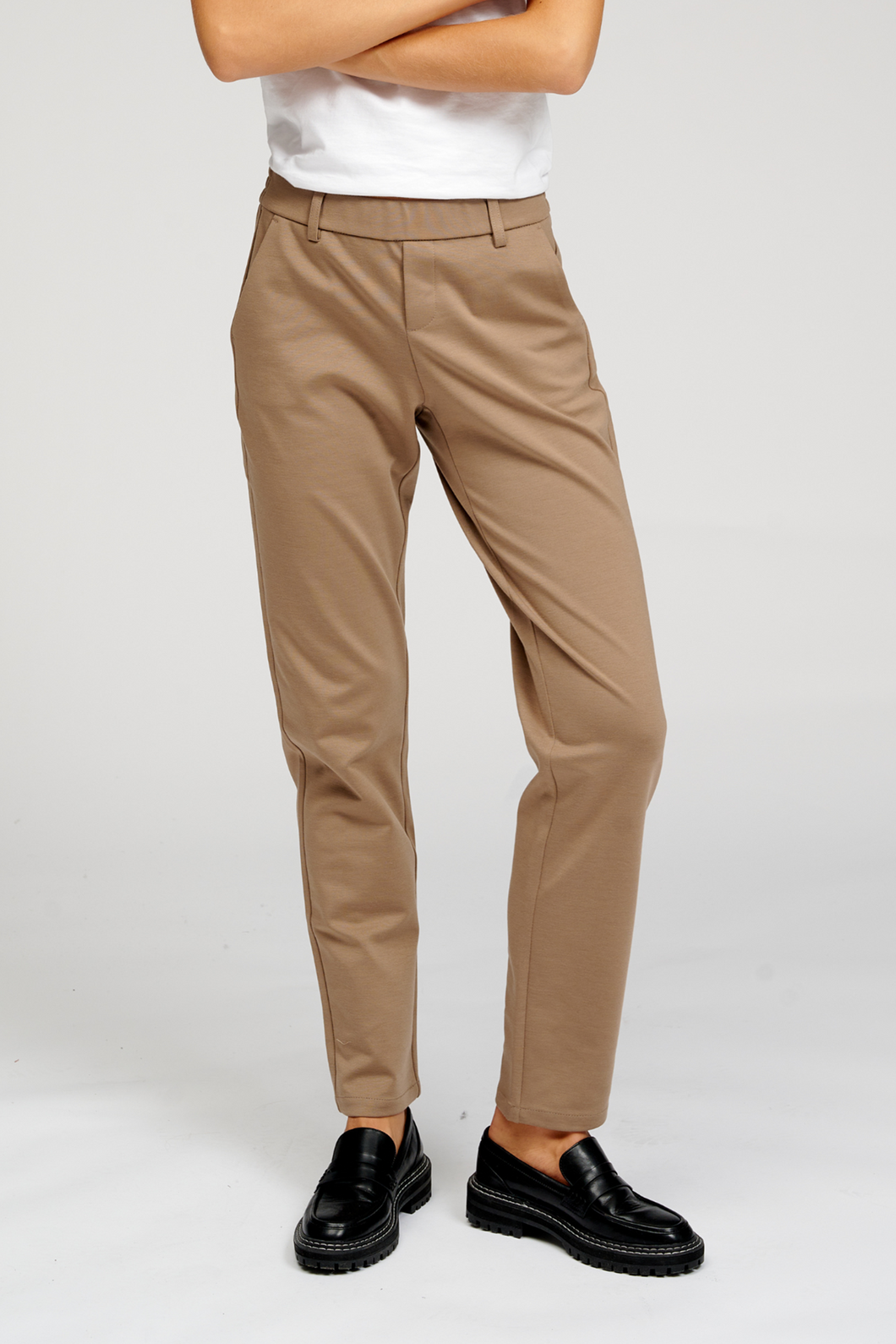 O original Performance Pants - Bege escuro