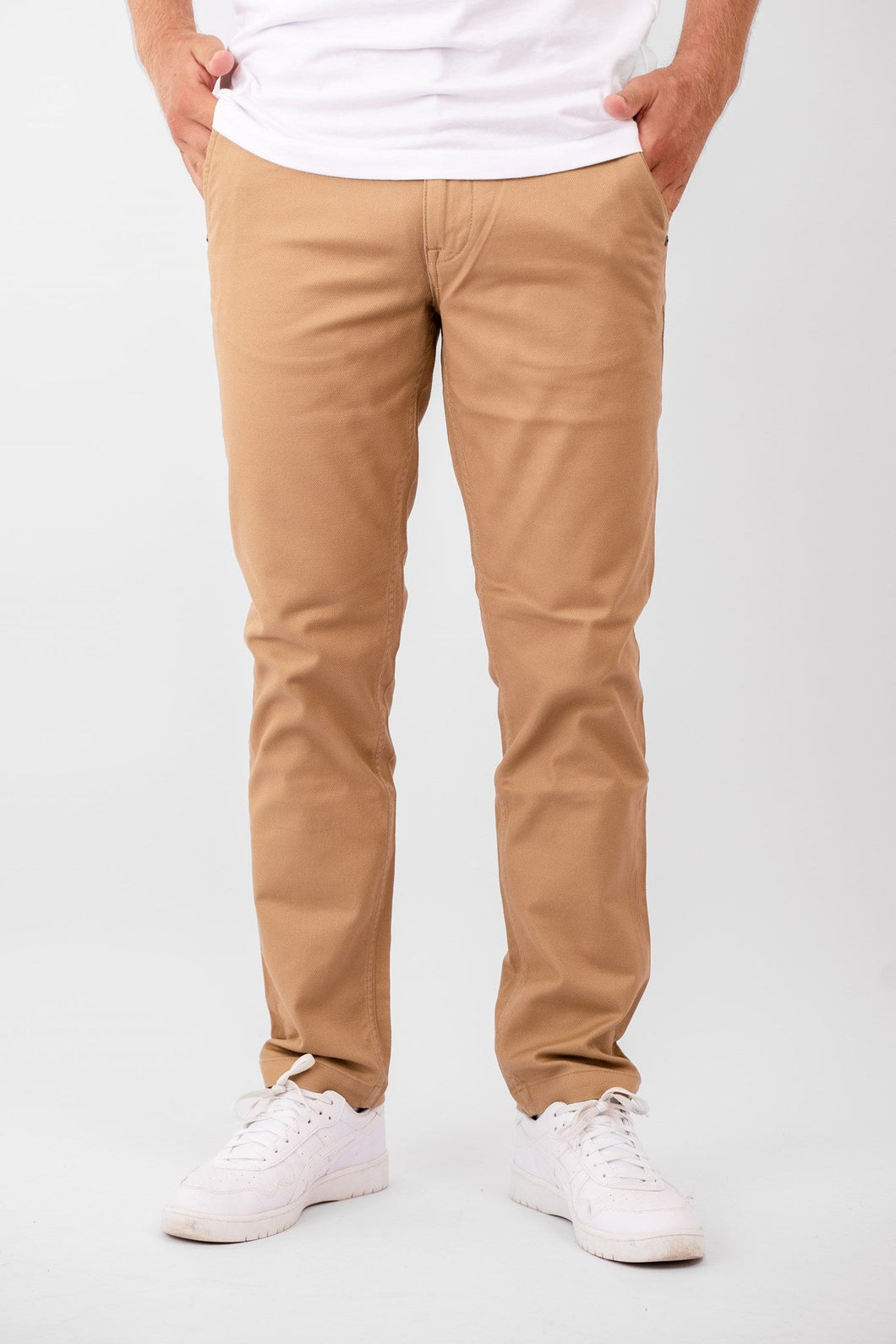 El original Performance Pantalones de estructura (regulares) - Beige oscuro