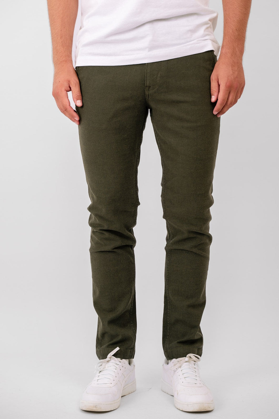 El original Performance Pantalones de estructura (regular) - verde oscuro