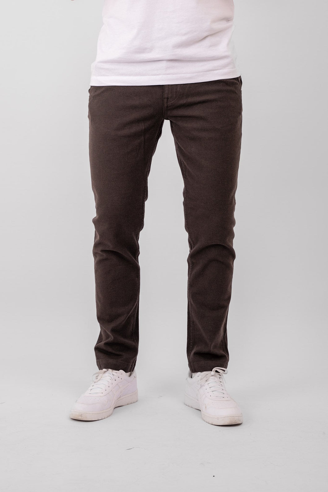 El original Performance Pantalones de estructura (regulares) - marrón oscuro