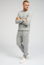 Load image into Gallery viewer, Basic Sweatpants - Light Grey Melange
