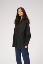 Carica l&#39;immagine nel visualizzatore di Gallery, Camicia oversize - nero
