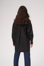 Carica l&#39;immagine nel visualizzatore di Gallery, Camicia oversize - nero
