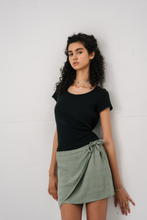Load image into Gallery viewer, Elisa Wrap Skirt - Khaki
