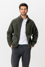 Cargar imagen en el visor de la galería, Fleece Jacket - Dark Olive

