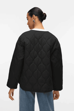 Cargar imagen en el visor de la galería, Sabine LS Quilted Jacket - Black
