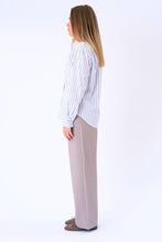 Load image into Gallery viewer, Thalia Striped Shirt - White
