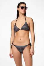 Cargar imagen en el visor de la galería, Ada Bikini Knitted Brazil - Eggnog Jacquard Pattern
