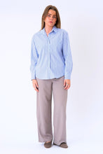 Load image into Gallery viewer, Thalia Striped Shirt - Light Blue

