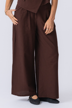 Load image into Gallery viewer, Melissa Wide Pants - Brown
