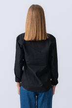 Carica l'immagine nel visualizzatore di Gallery, Boyfriend Oxford Shirt - Black
