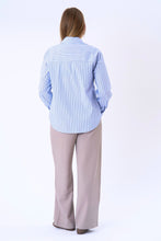 Load image into Gallery viewer, Thalia Striped Shirt - Light Blue
