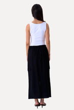 Load image into Gallery viewer, Linen Skirt - Black
