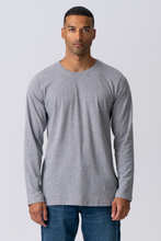 Load image into Gallery viewer, Basic Long-sleeved T-shirt - Gray

