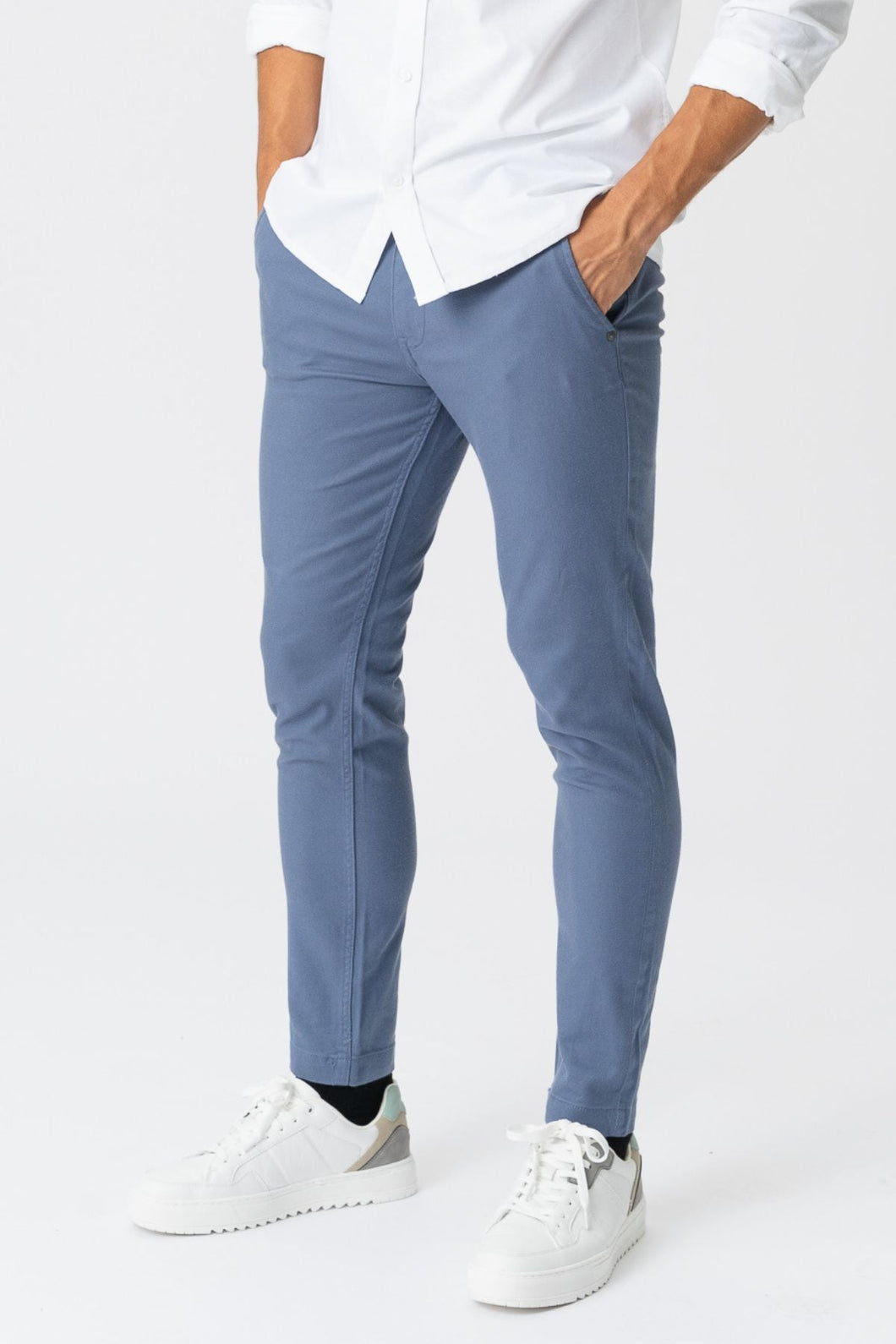 El original performance Pantalones de estructura - Azul