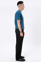 Load image into Gallery viewer, Basic Vneck t-shirt - Petroleum Blue
