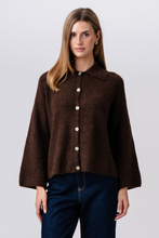 Afbeelding in Gallery-weergave laden, Josie Polo Knit - Brown
