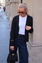 Load image into Gallery viewer, Knitted Cardigan - Black
