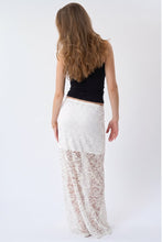 Load image into Gallery viewer, Amara Lace Maxi Skirt - White
