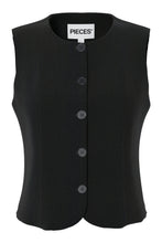 Load image into Gallery viewer, Kamil Fitted Vest - Black
