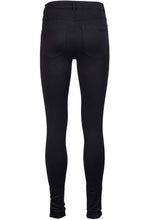 Cargar imagen en el visor de la galería, Jeans de ajuste delgado y alto - Negro
