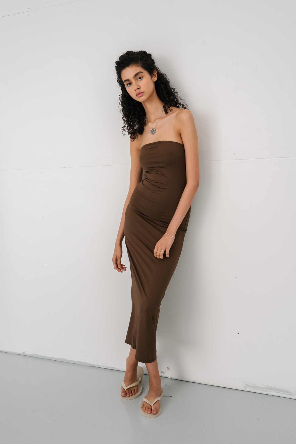 Isabella Maxi Dress - Chocolate Brown