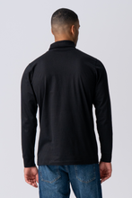 Carregar imagem no visualizador da galeria, Camisola de gola rolê - Preto

