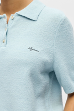 Load image into Gallery viewer, Debbie Knit Polo - Winter Sky Melange
