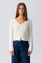 Load image into Gallery viewer, Virginia Knit Cardigan - Ecru
